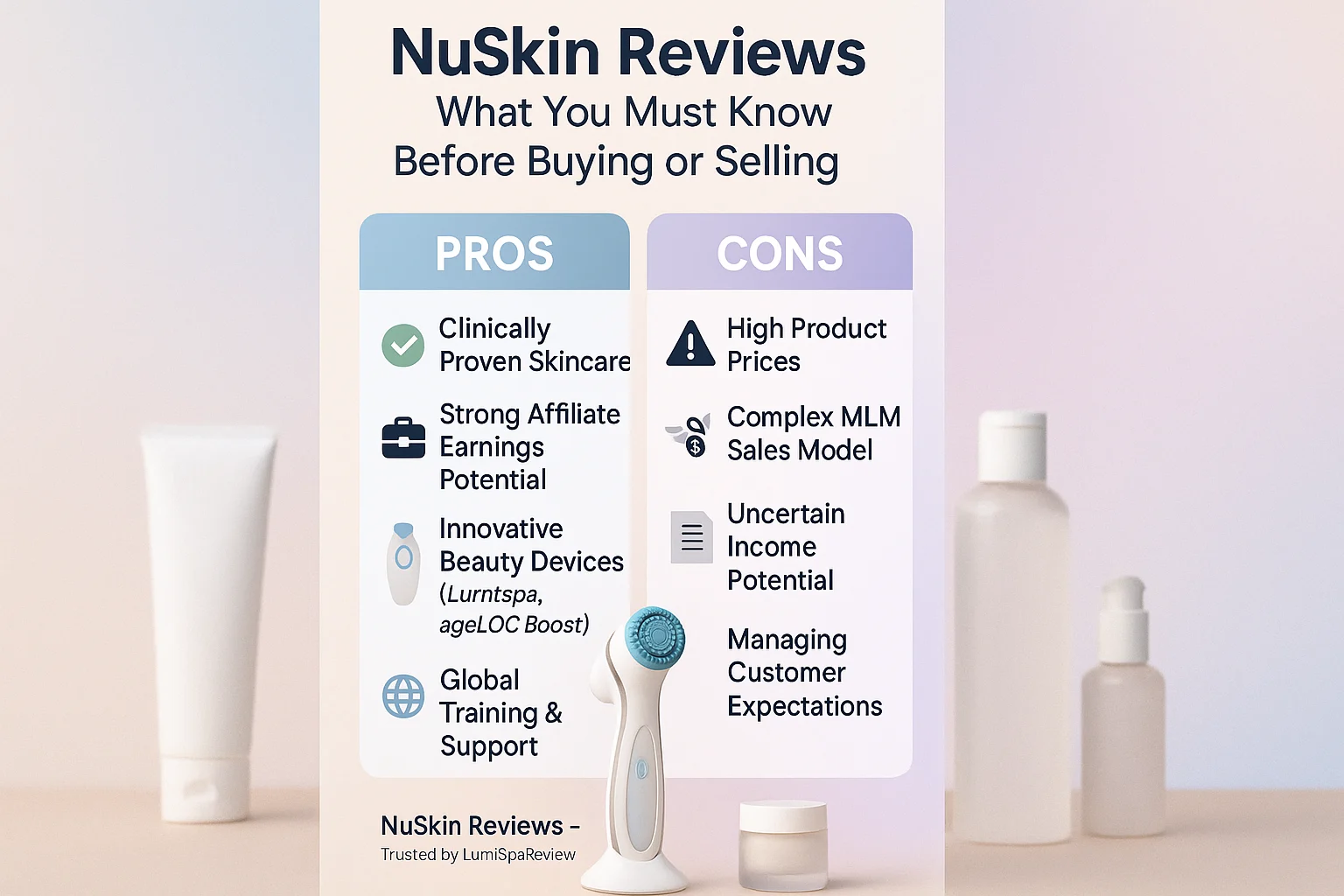 nuskin-reviews-pros-cons-infographic nuskin-reviews-pros-cons-infographic