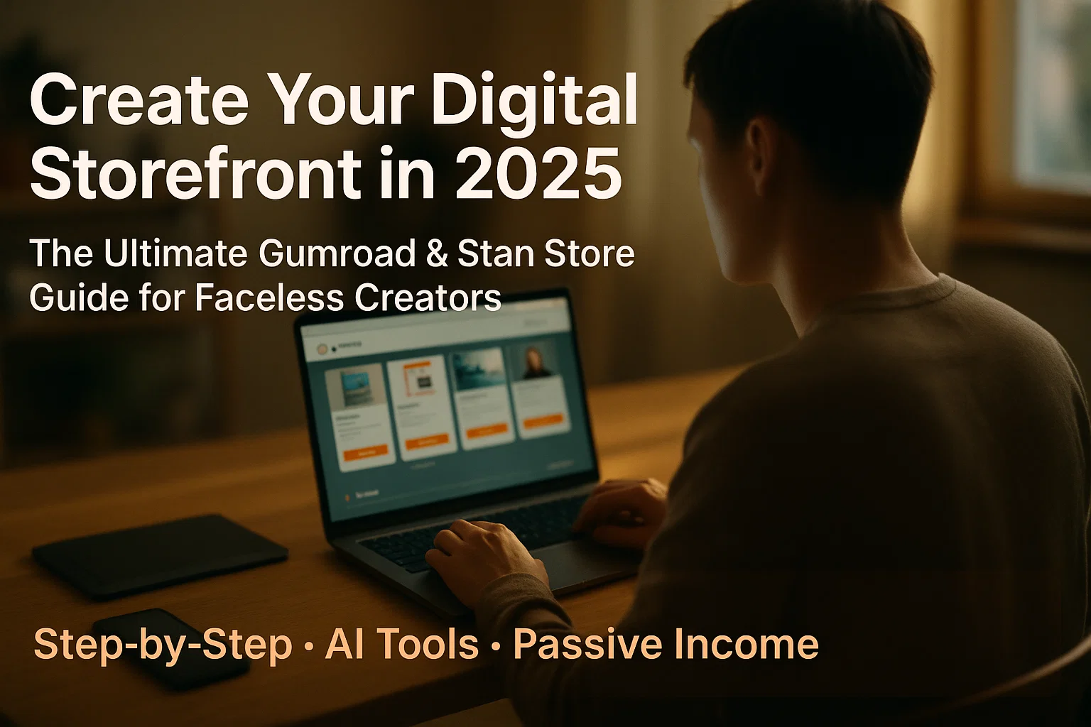 digital-storefront-guide-gumroad-stan-2025-faceless-creators