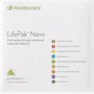 Nu Skin Pharmanex LifePak Nano – Advanced Nutritional Support with Cutting-Edge Nanotechnology, Vitamins, and Antioxidants for Enhanced Absorption…