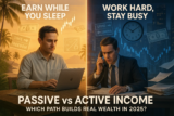 Passive Income vs Active Income: Which Path Builds Real Wealth in 2025?